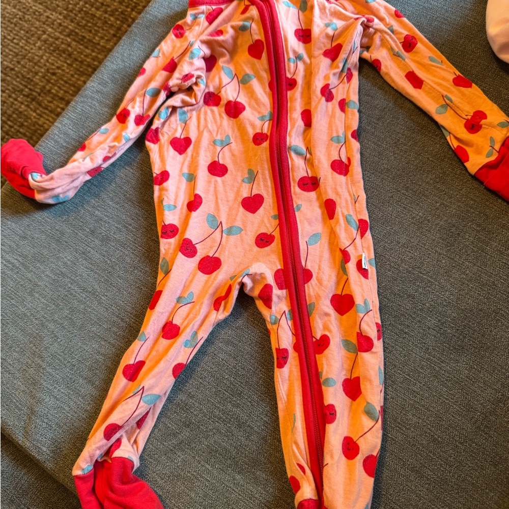 Little Sleepies Cherry Delight Kids Footie